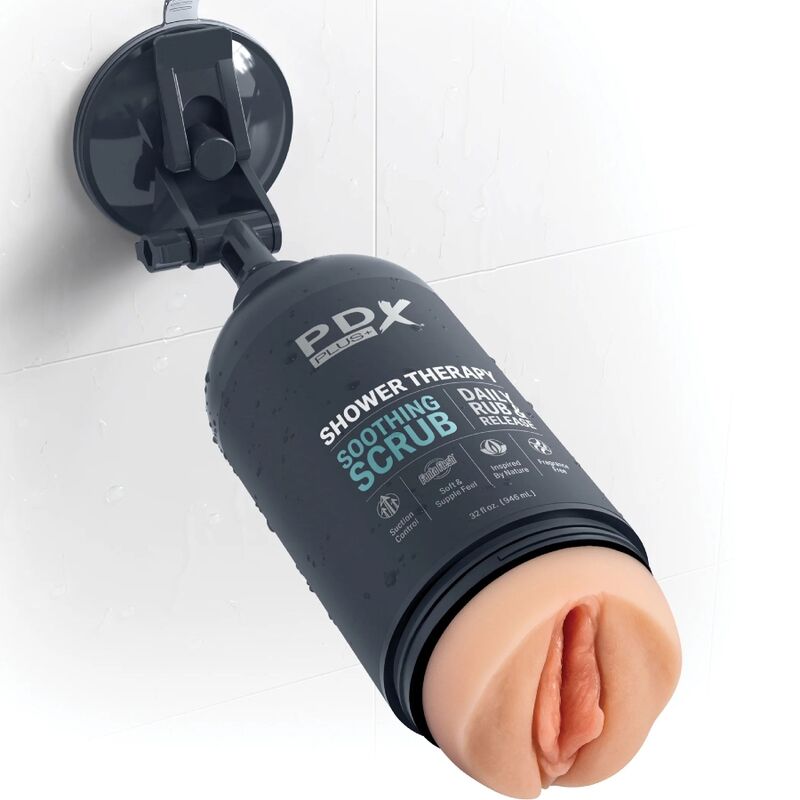 PDX PLUS - MASTURBADOR STROKER DISEÑO DISCRETO DE BOTE CHAMPU SOOTHING SCRUB - Imagen 3