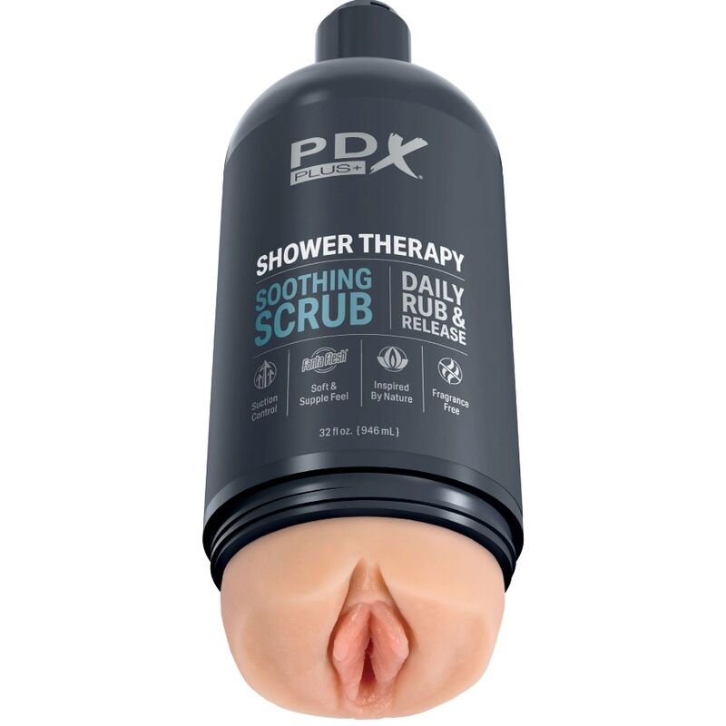 PDX PLUS - MASTURBADOR STROKER DISEÑO DISCRETO DE BOTE CHAMPU SOOTHING SCRUB - Imagen 4