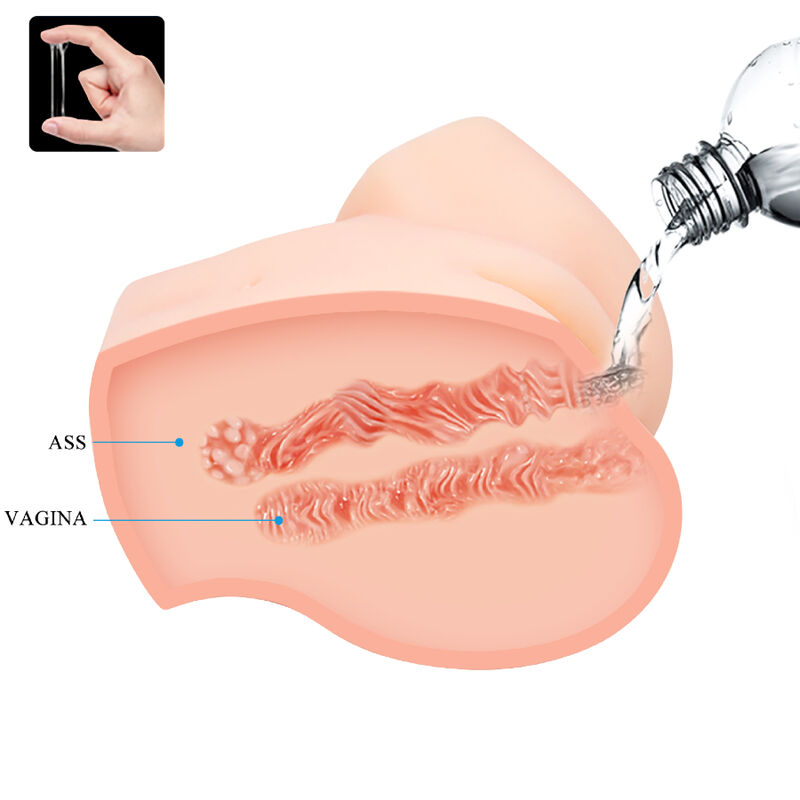 CRAZY BULL - VAGINA Y ANO REALÍSTICOS DOBLE VIBRACIÓN - Imagen 7
