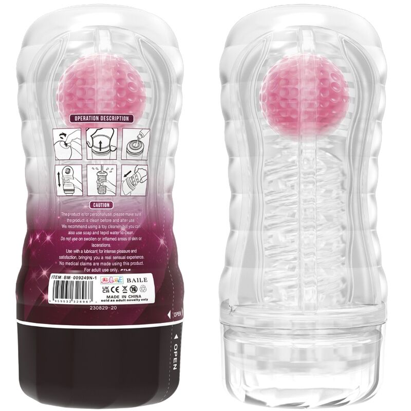 PRETTY LOVE - FUNDA MASTURBADORA ROSA - Imagen 4