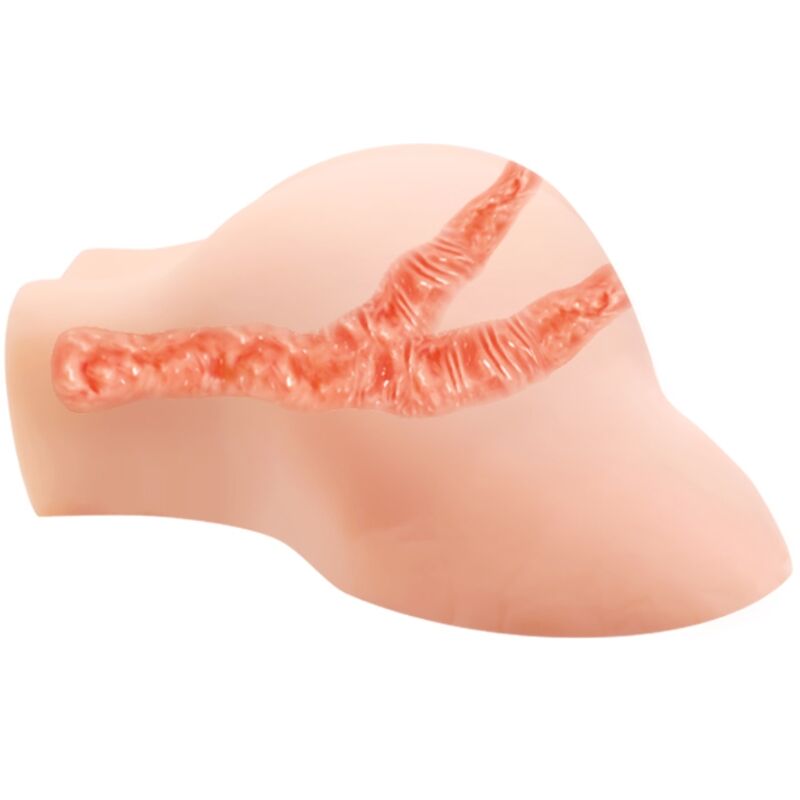 CRAZY BULL - VAGINA Y ANO CON MALLA REALISTA CON VIBRACIÓN - Imagen 8