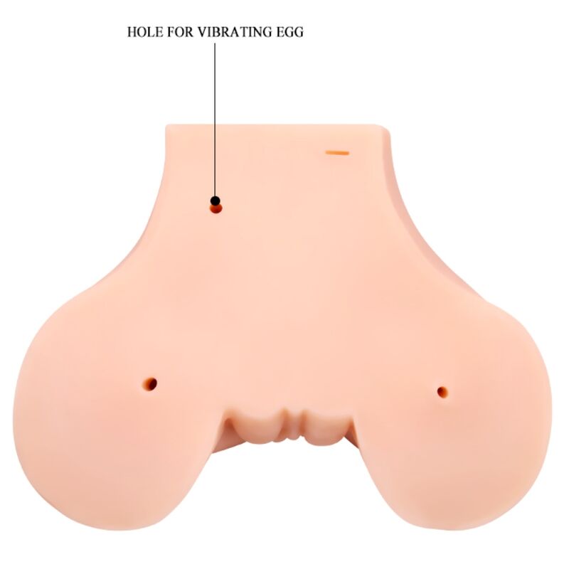 CRAZY BULL - VAGINA Y ANO CON MALLA REALISTA CON VIBRACIÓN - Imagen 4