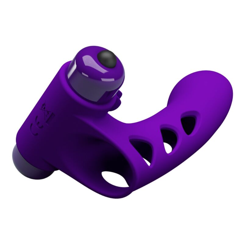 PRETTY LOVE - ORLANDO FUNDA DE DEDO VIBRADOR MORADO - Imagen 8