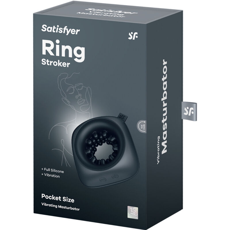 SATISFYER - RING STROKER MASTURBADOR & VIBRADOR - Imagen 6