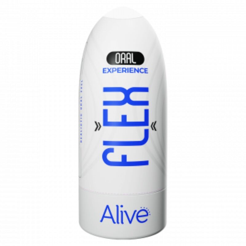 ALIVE - FLEX MASTURBADOR MASCULINO BOCA TALLA M - Imagen 3