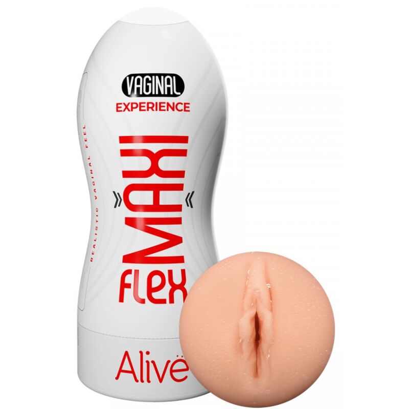 ALIVE - MAXI FLEX MASTURBADOR MASCULINO VAGINA TALLA L - Imagen 5