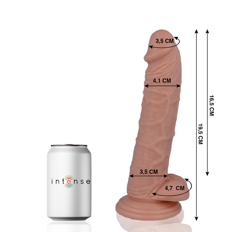 MR INTENSE - 15 PENE REALÍSTICO 19.5 CM -O- 4.1 CM - Imagen 6