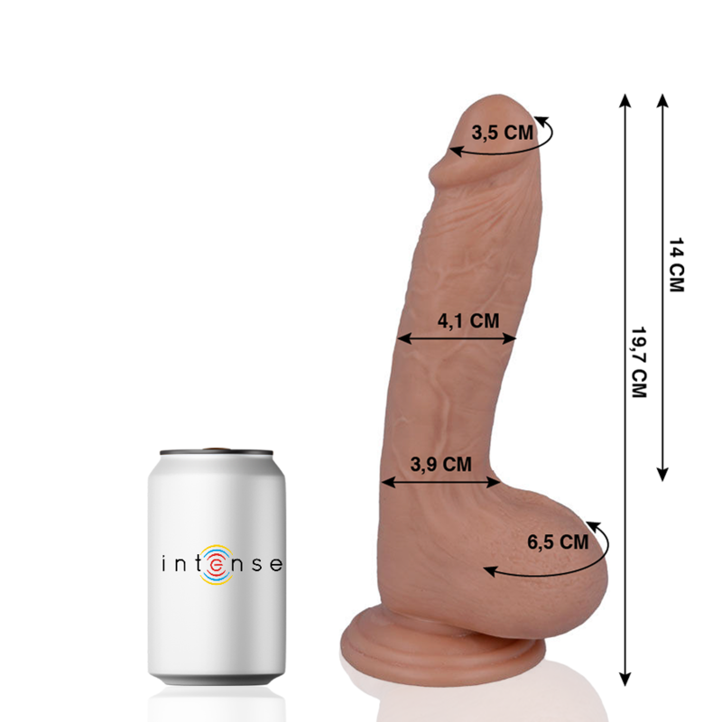 MR INTENSE - 17 PENE REALÍSTICO 19.7 CM -O- 4.1 CM - Imagen 4