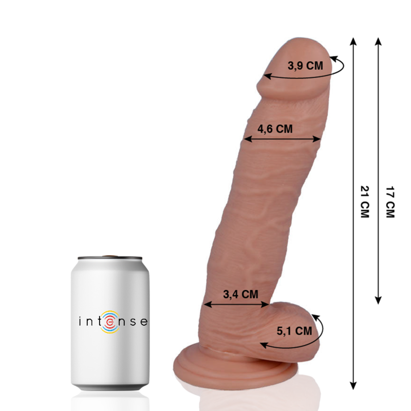MR INTENSE - 24 PENE REALÍSTICO 21 CM -O- 4.6 CM - Imagen 6