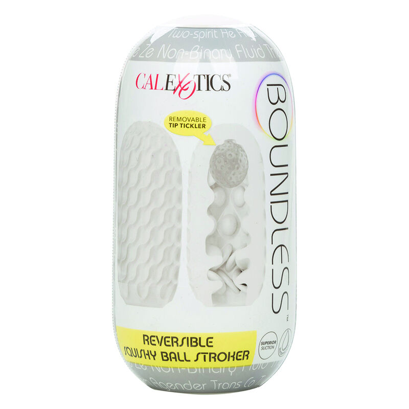 CALEXOTICS - BOUNDLESS STROKER BLANDO REVERSIBLE GRIS - Imagen 13