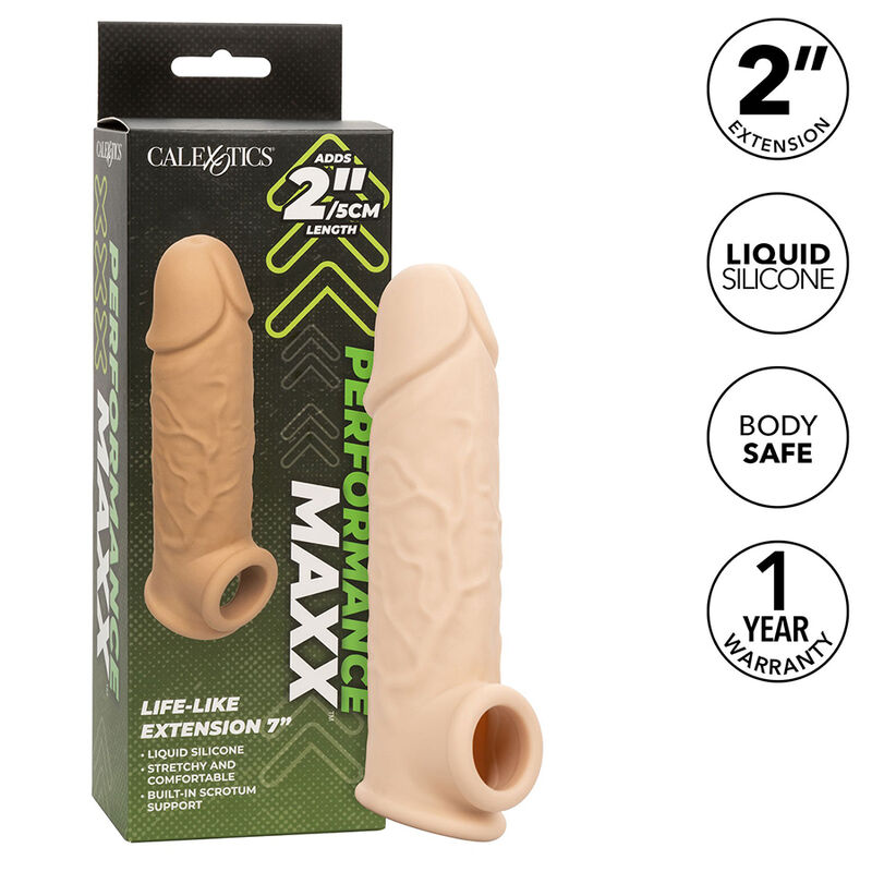CALEXOTICS - PERFORMANCE MAXX EXTENSIÓN REALISTA 7 PIEL CLARO - Imagen 12