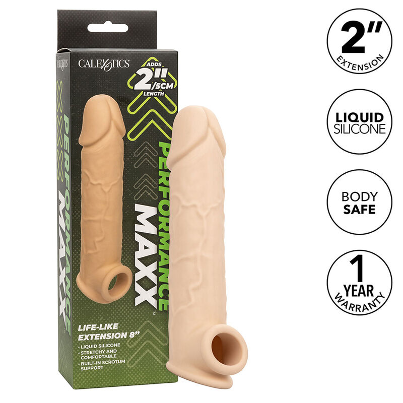 CALEXOTICS - PERFORMANCE MAXX EXTENSIÓN REALISTA 8 PIEL CLARO - Imagen 12