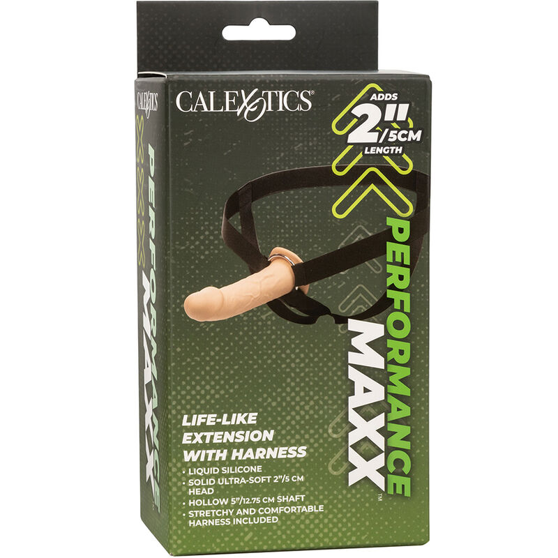 CALEXOTICS - PERFORMANCE MAXX EXTENSIÓN REALISTA CON ARNÉS PIEL CLARO - Imagen 15