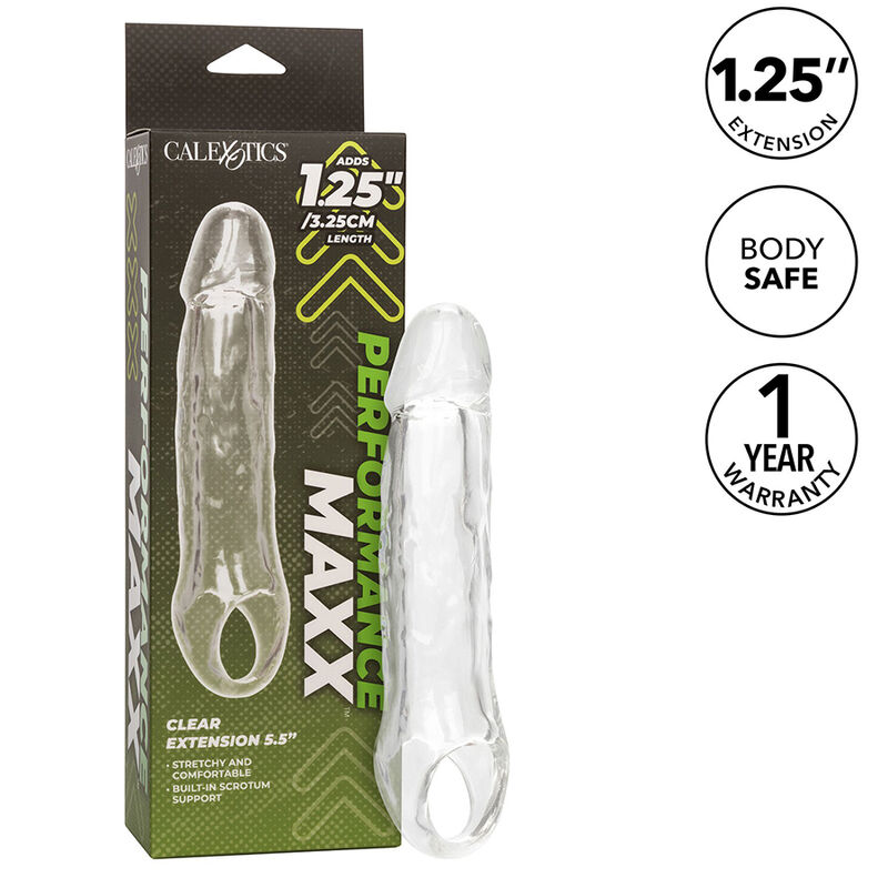 CALEXOTICS - PERFORMANCE MAXX EXTENSIÓN CLARA 5,5 TRANSPARENTE - Imagen 9