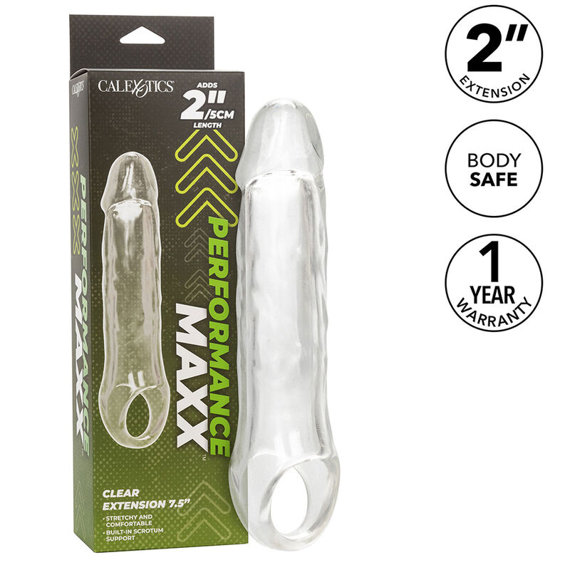 CALEXOTICS - PERFORMANCE MAXX EXTENSIÓN CLARA 7,5 TRANSPARENTE - Imagen 9