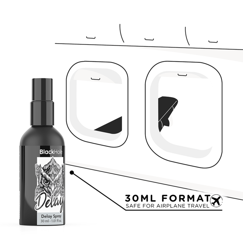 BLACK HOLE - SPRAY RETARDANTE STUDY FORTE 30 ML - Imagen 4