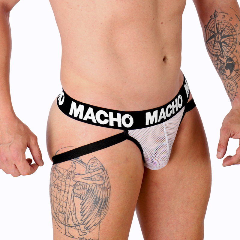 MACHO - MX26X1 JOCK REJILLA BLANCO S - Imagen 4