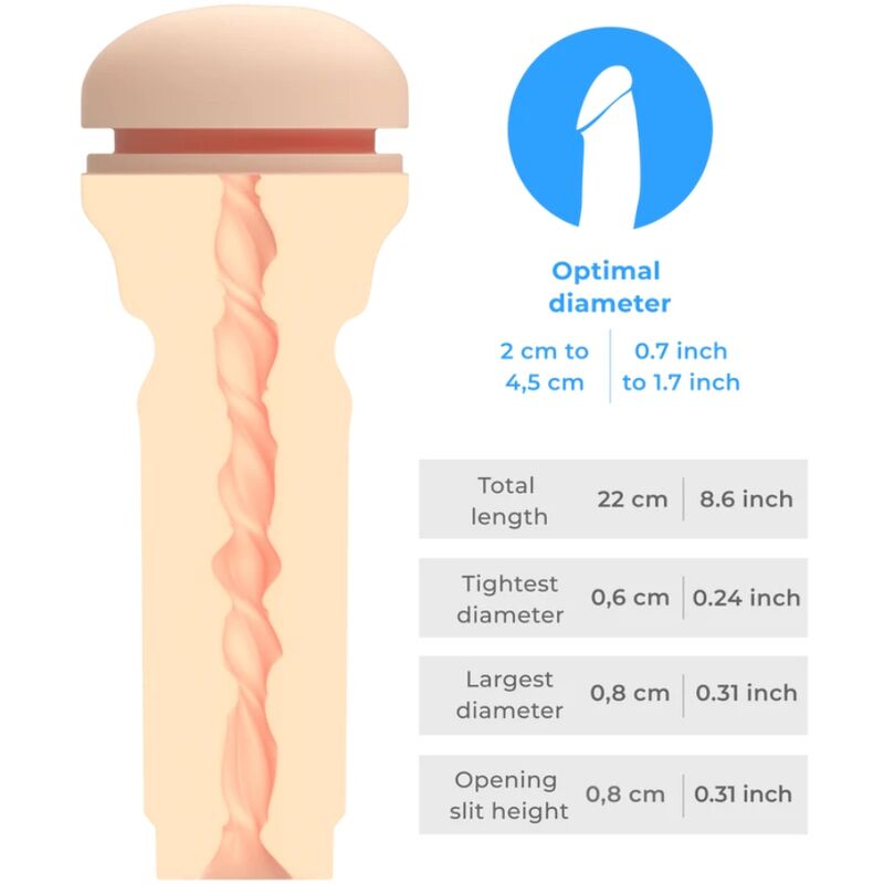 KIIROO - FEEL STROKER MASTURBADOR TRASERO EXTRA APRETADO NATURAL - Imagen 3