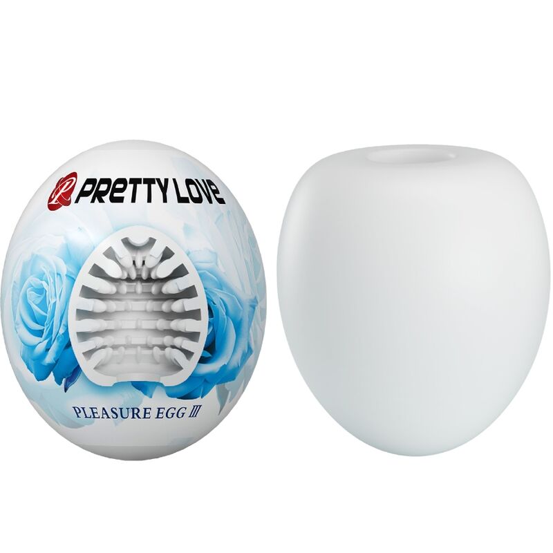 PRETTY LOVE - MASTURBADOR MASCULINO HUEVO BLANCO - Imagen 2