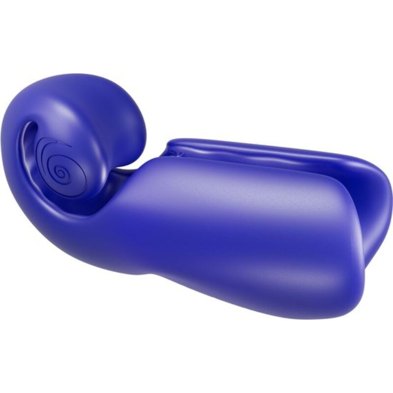 SNAIL VIBE - EVO FOR HIM MASTURBADOR MASCULINO SLIDE NROLL AZUL OSCURO - Imagen 4