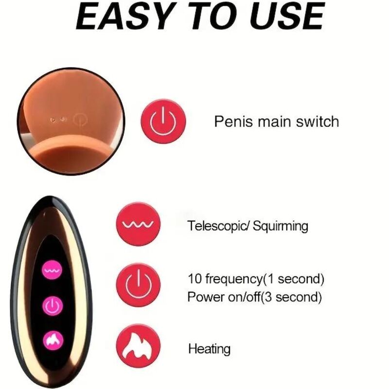 ARMONY - DILDO REALÍSTICO VIBRADOR RECARGABLE - Imagen 6
