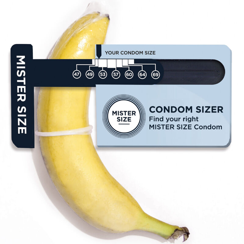 MISTER SIZE - MEDIDOR TAMAÑO PRESERVATIVO IDEAL (INGLÉS) - Imagen 2