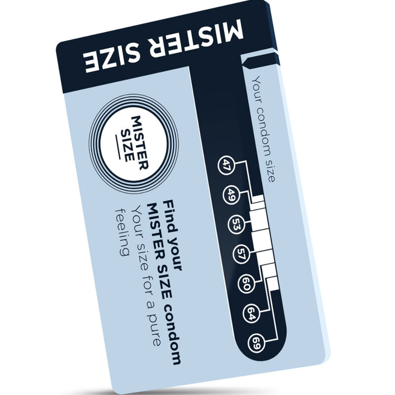 MISTER SIZE - MEDIDOR TAMAÑO PRESERVATIVO IDEAL (INGLÉS) - Imagen 5