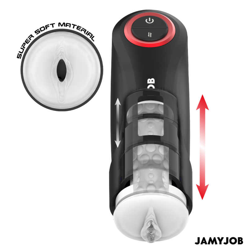 JAMYJOB - GRAVITY MASTURBADOR VAGINA AUTOMÁTICO 5 MODOS DE EMPUJE Y EFECTO SONIDO - Imagen 7