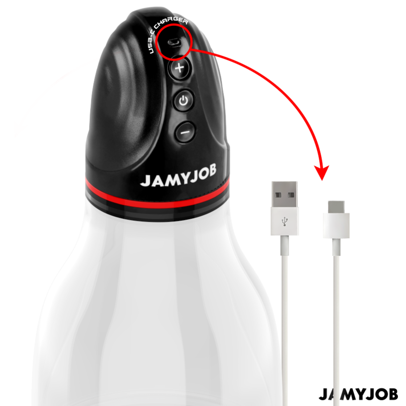 JAMYJOB - XPAND LITE BOMBA AUTOMÁTICA DE TESTÍCULOS 3 NIVELES DE SUCCIONADOR GRIS - Imagen 2