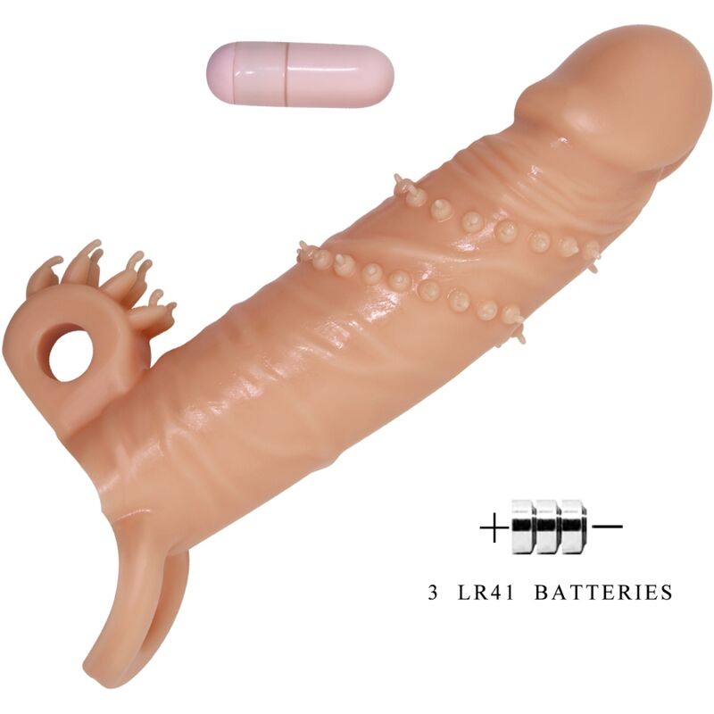 PRETTY LOVE - CONNOR FUNDA PARA PENE + ESTIMULADOR DE CLÍTORIS NATURAL - Imagen 7