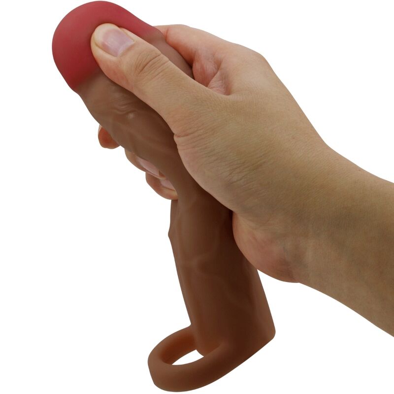 PRETTY LOVE - HANI FUNDA PARA PENE CON EXTENSIÓN DE 5 CM MULATO - Imagen 4