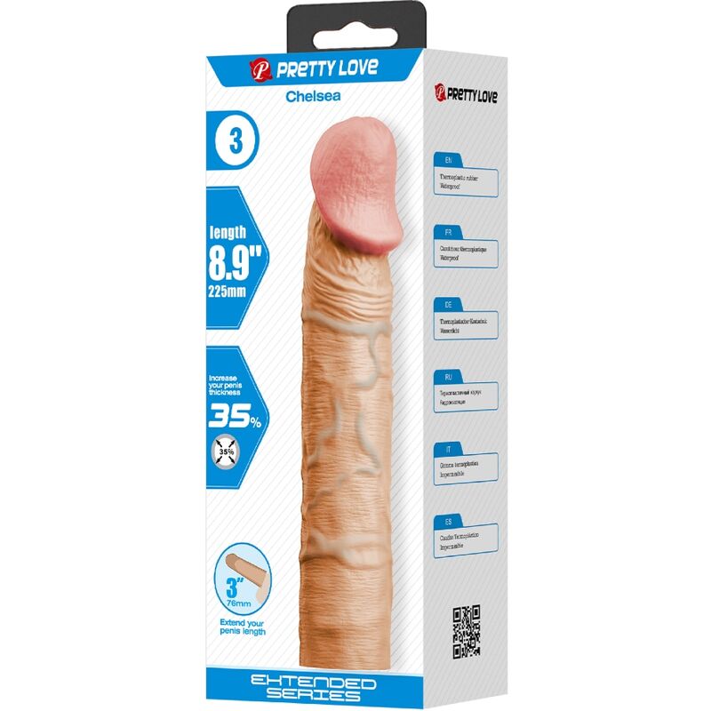 PRETTY LOVE - CHELSEA FUNDA PENE CON EXTENSIÓN DE 7.6 CM NATURAL - Imagen 3