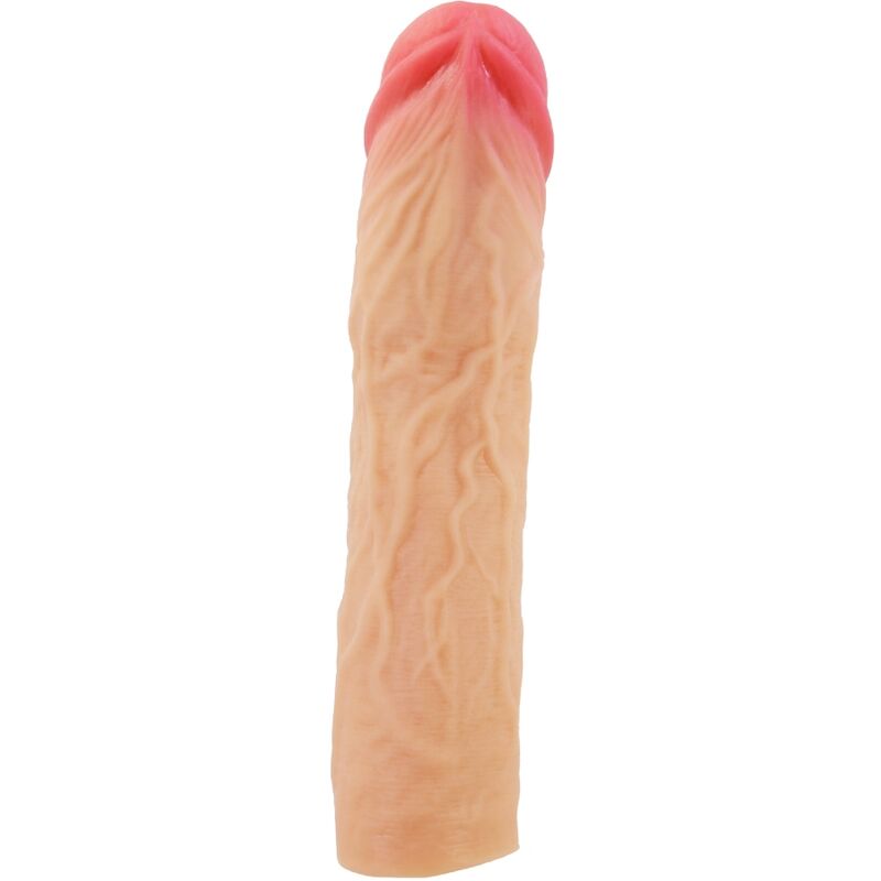 PRETTY LOVE - DEREK FUNDA PENE CON EXTENSIÓN DE 7.6 CM NATURAL - Imagen 5