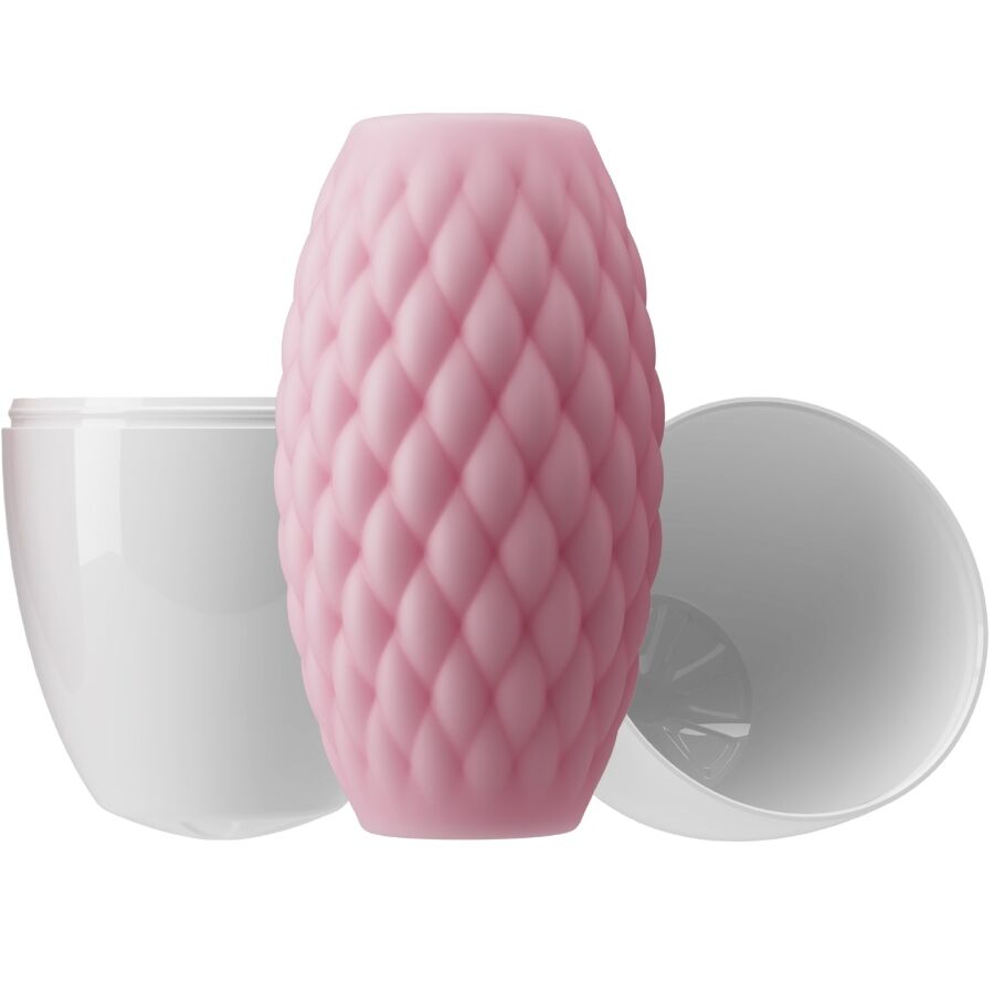 PRETTY LOVE - ATHENA EROS MASTURBADOR MASCULINO SILICONA ROSA - Imagen 3