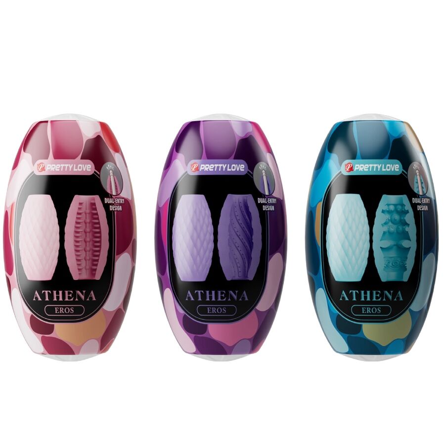 PRETTY LOVE - ATHENA EROS PACK 15 MASTURBADORES MASCULINOS VARIOS - Imagen 2