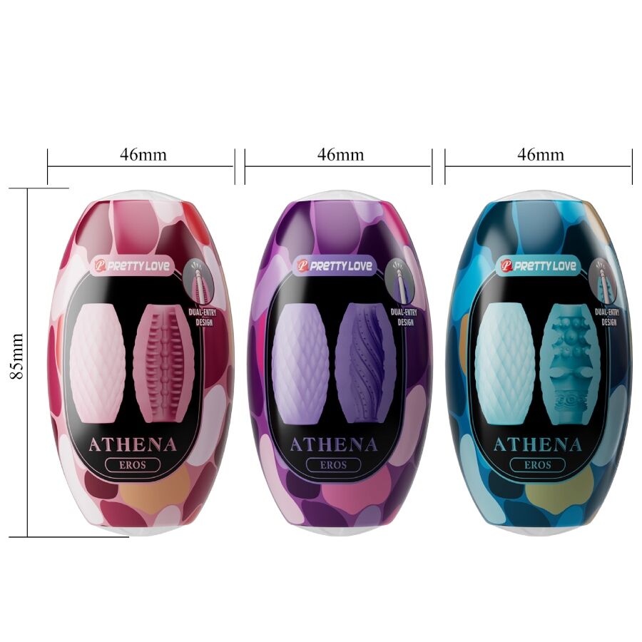 PRETTY LOVE - ATHENA EROS PACK 15 MASTURBADORES MASCULINOS VARIOS - Imagen 4