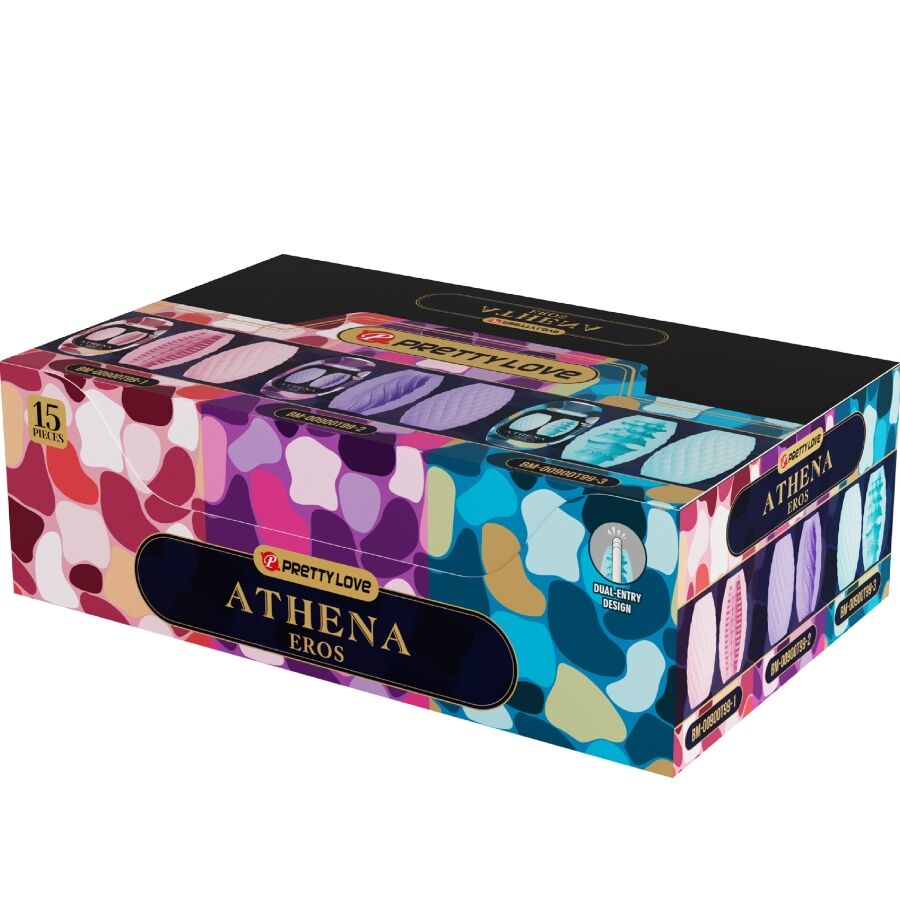 PRETTY LOVE - ATHENA EROS PACK 15 MASTURBADORES MASCULINOS VARIOS - Imagen 5