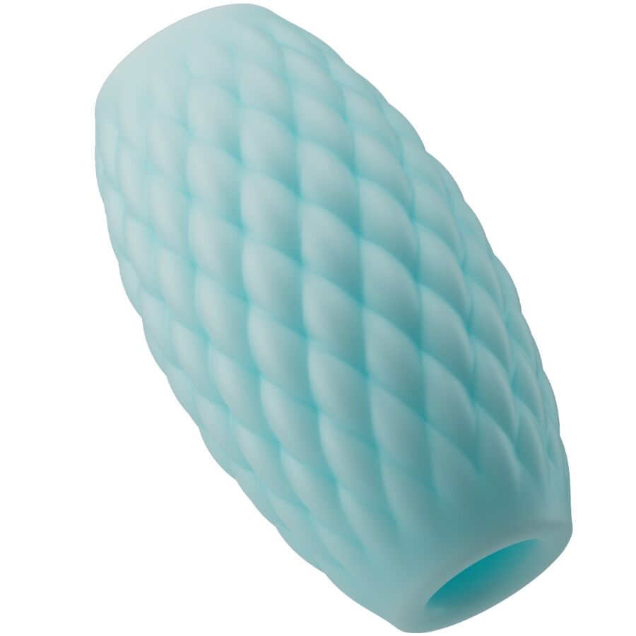 PRETTY LOVE - ATHENA EROS MASTURBADOR MASCULINO SILICONA CELESTE - Imagen 8