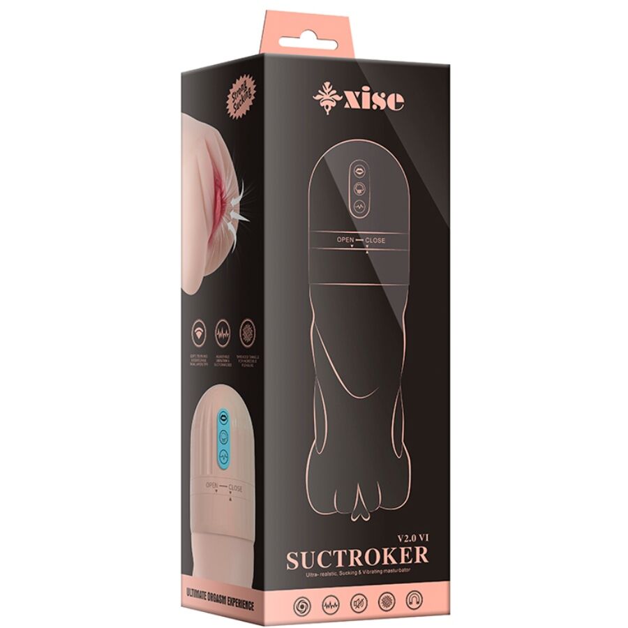 XISE - SUCTROKER V2.0 VI MASTURBADOR VAGINA CON VIBRACIÓN - Imagen 4