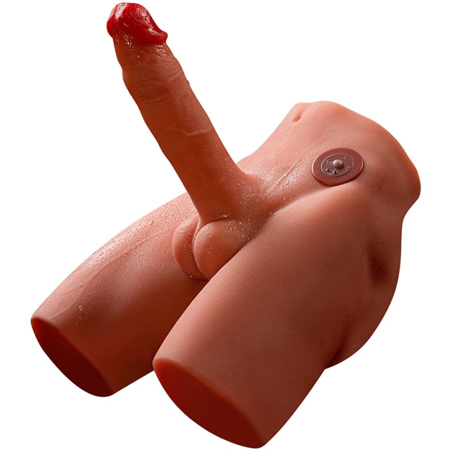 XISE - JASON MASTURBADOR DILDO REALÍSTICO CON THRUSTING Y VIBRACIÓN 17 CM - Imagen 5