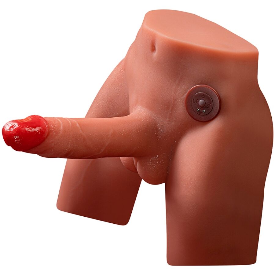 XISE - JASON MASTURBADOR DILDO REALÍSTICO CON THRUSTING Y VIBRACIÓN 17 CM - Imagen 8