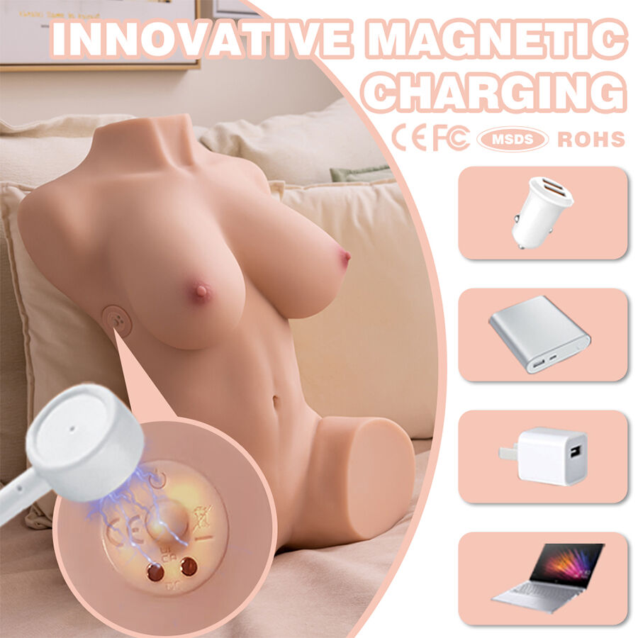 XISE - DANIA THRUSTING TORSO REALÍSTICO CON VIBRACIÓN FEMENINO 52 CM - Imagen 5