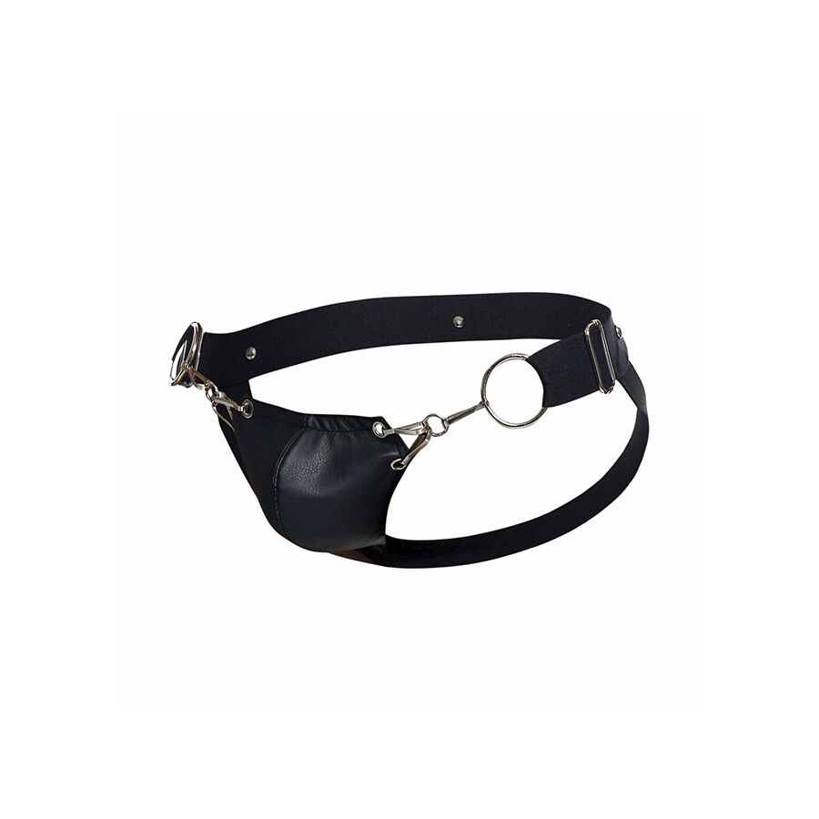 MOB - DNGEON JOCKSTRAP NEGRO A PRESIÓN TALLA ÚNICA - Imagen 11