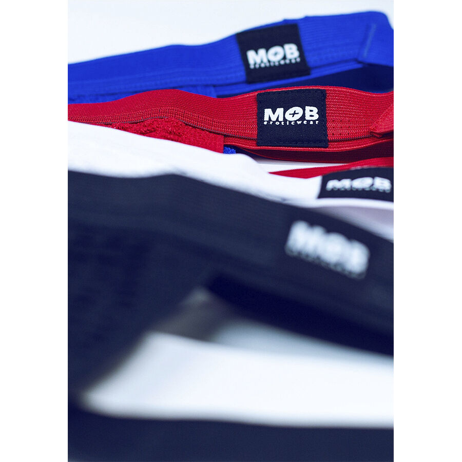 MOB - BAÑADOR FETISH JOCKSTRAP BLANCO TALLA S - Imagen 2