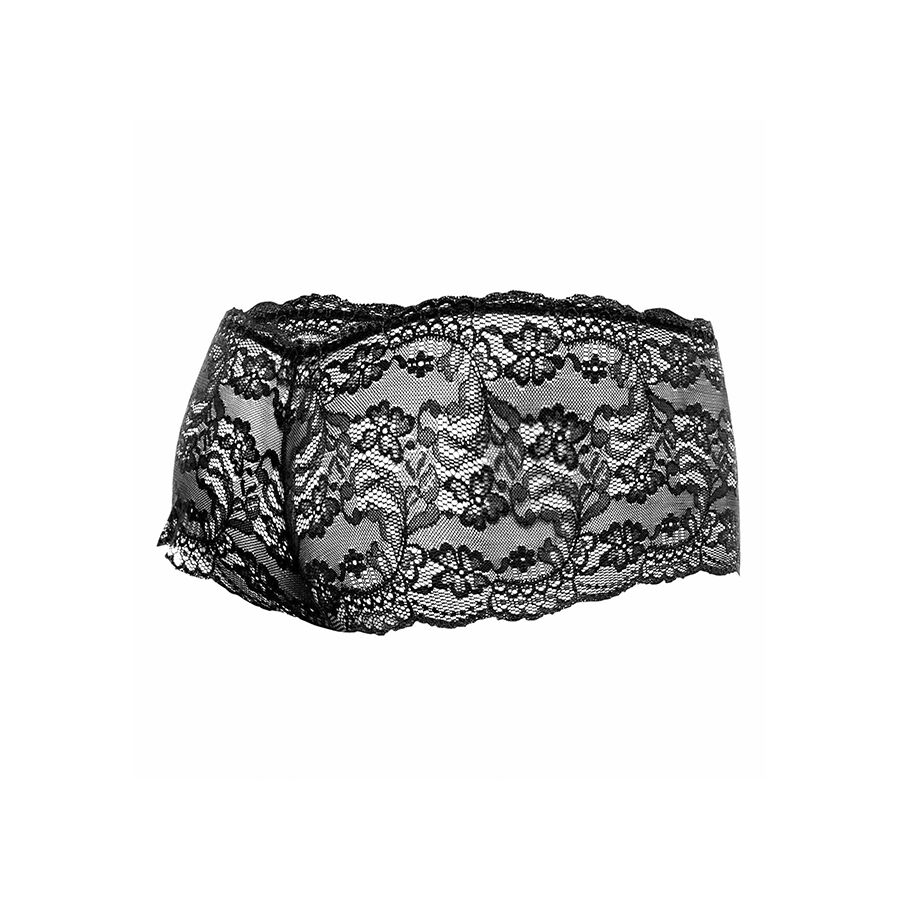 MOB - BOXER ENCAJE NEGRO TALLA S/M - Imagen 2