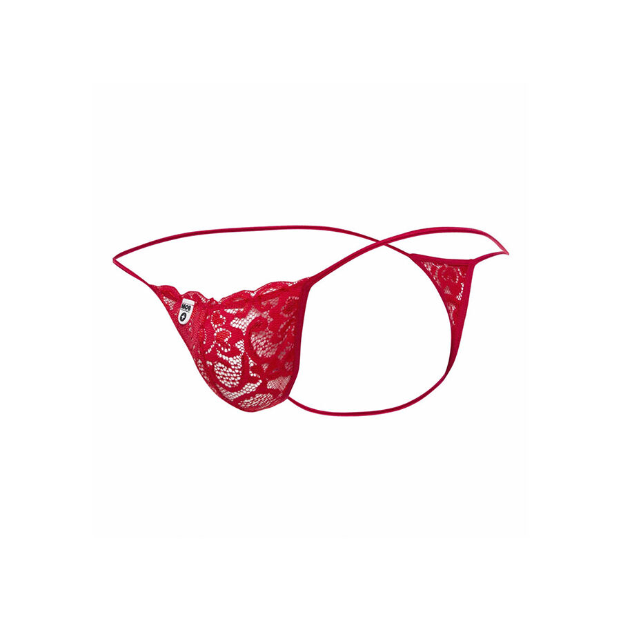 MOB - TANGA DE ENCAJE ROJO TALLA S/M - Imagen 2