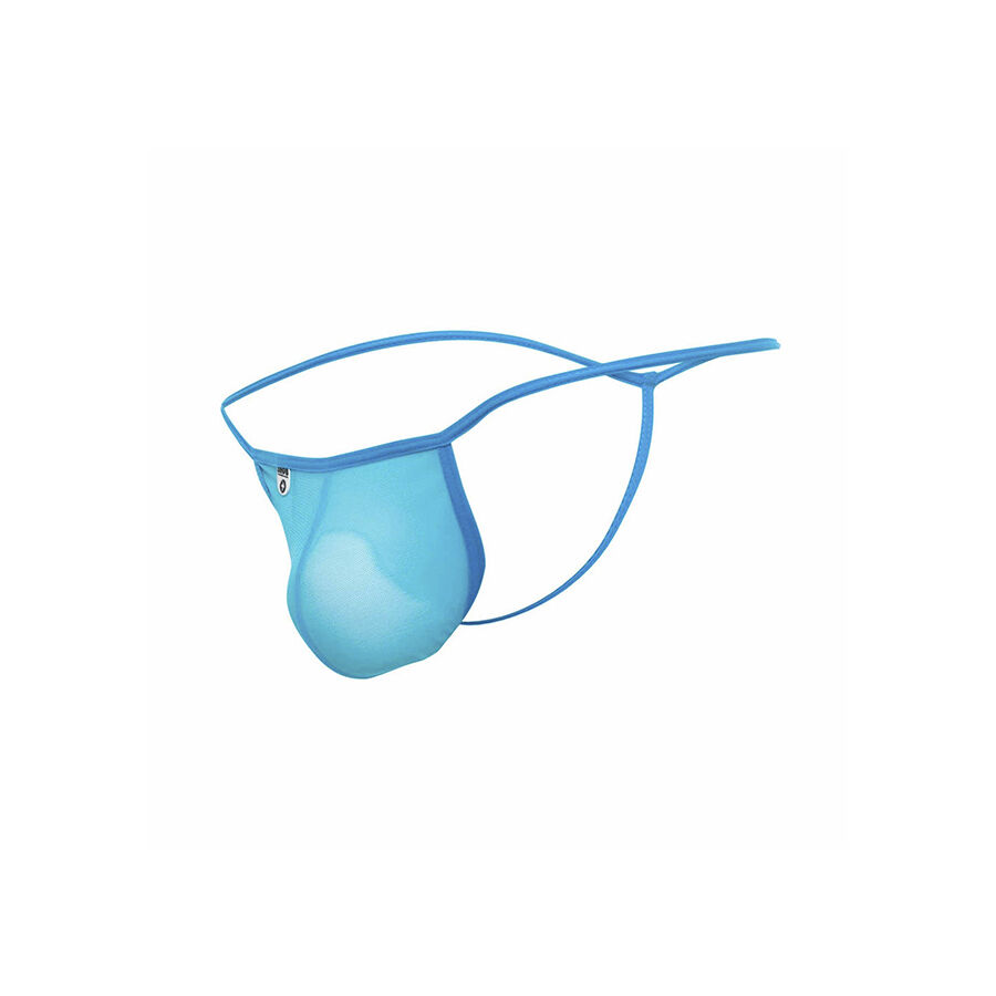 MOB - TANGA TRANSPARENTE CON FORMA DE T AQUA TALLA S/M - Imagen 5