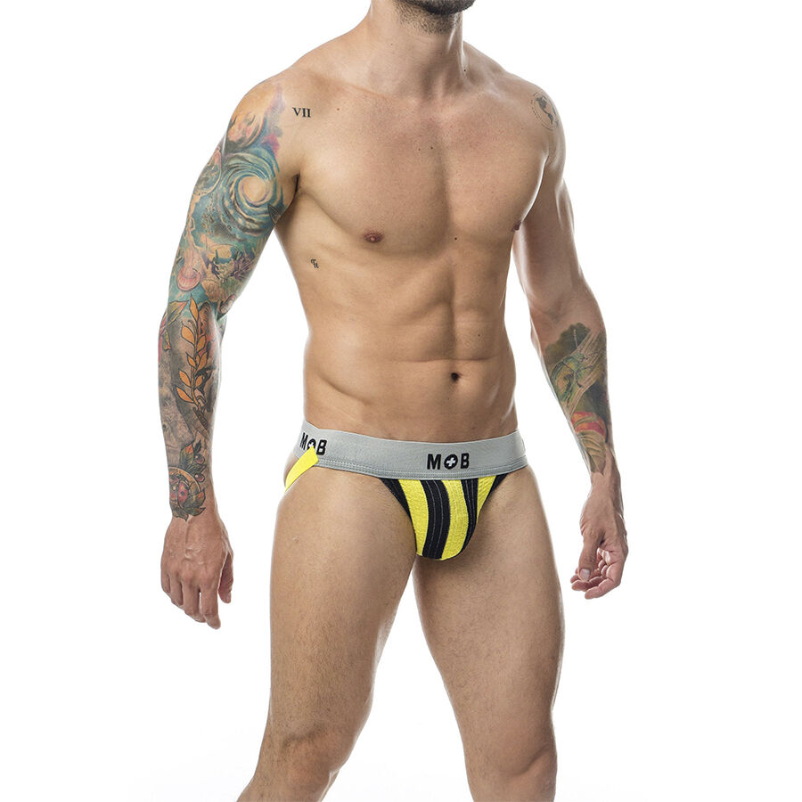 MOB - JOCK CLASICO STRIPE AMARILLO TALLA S - Imagen 4