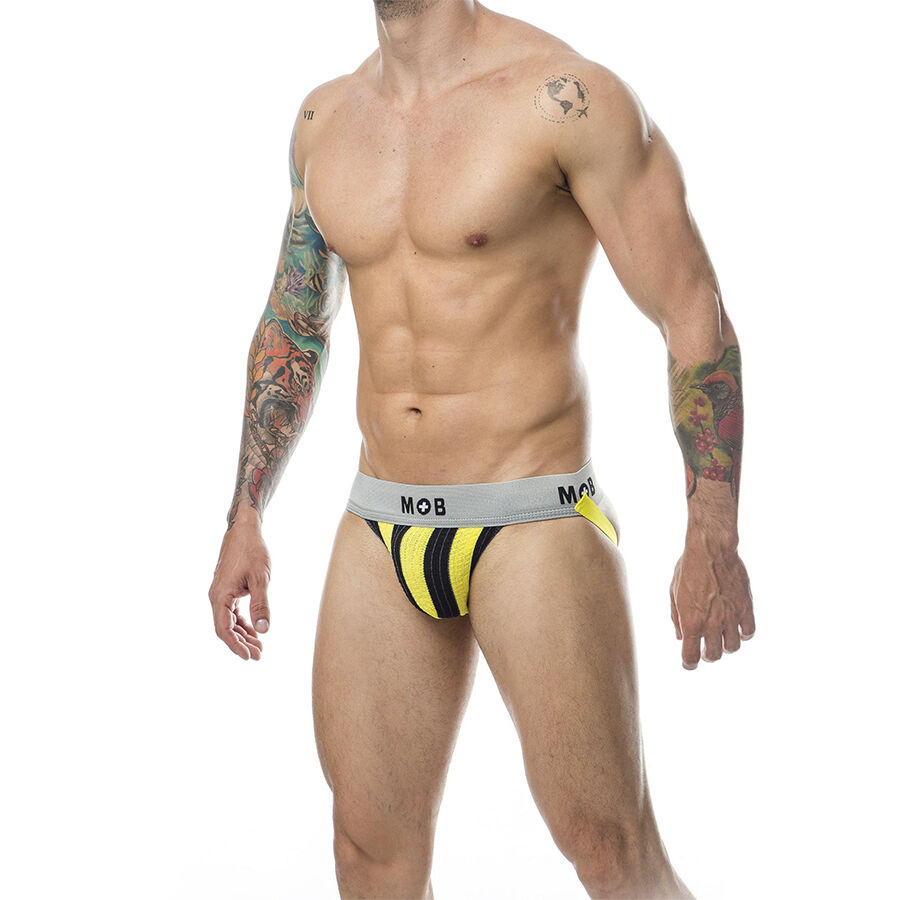 MOB - JOCK CLASICO STRIPE AMARILLO TALLA S - Imagen 6