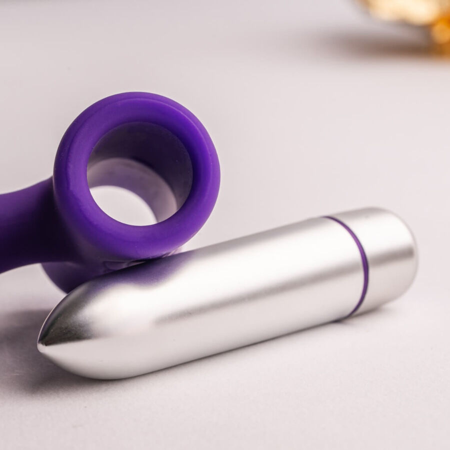 ROCKS- OFF - PETITE SENSATIONS TEAZER PLUG ANAL VIBRADOR MORADO - Imagen 8